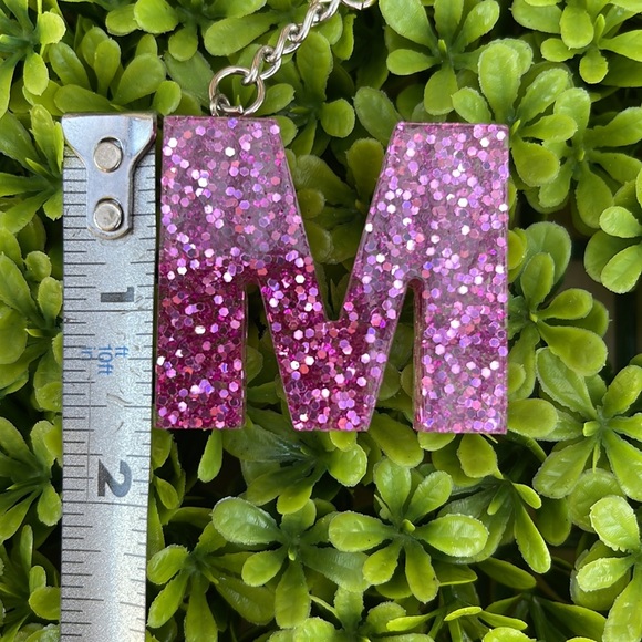 Monogrammed Resin Keychain - Picture 7 of 7